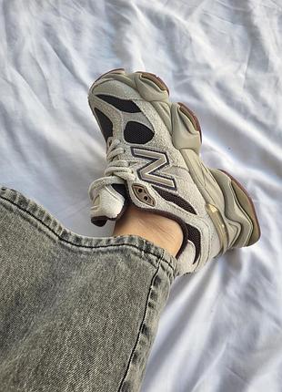 New balance 9060 beige brown