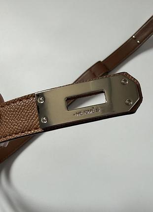 Уцінка жіночий ремінь hermes, коричневий пасок hermes, коричневий ремінь з уцінкою, жіночий ремень hermes, шкіряний ремінь ермес, ерме, ermes, єрме