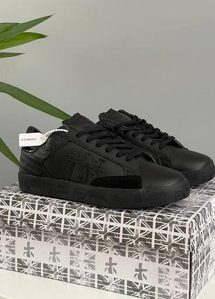 👟 кросівки  premiata ked stevend 6660 total black       / наложка bs👟