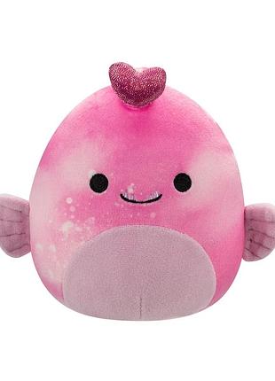 М'яка іграшка squishmallows – риба-вудильник сі (13 cm)