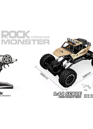Автомобіль off-road crawler з р/к - force (золотий, акум. 7.2v, метал. корпус, 1:14)