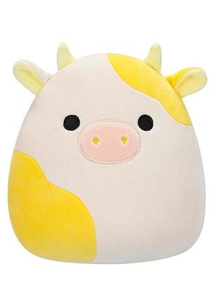 М'яка іграшка squishmallows – корівка боді (19 cm)