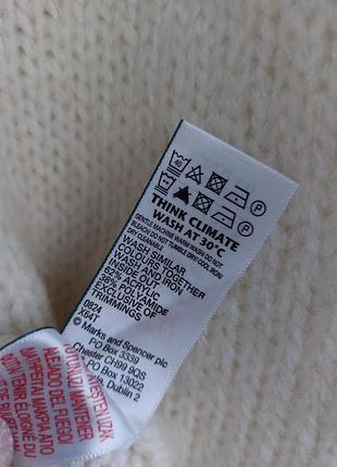 Теплое платье m&amp;s для девочки 3-4р 6