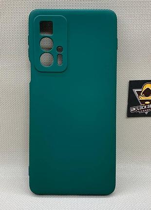 Чехол motorola edge 20 pro softtouch silicone противоударный чехол софт тач зеленый