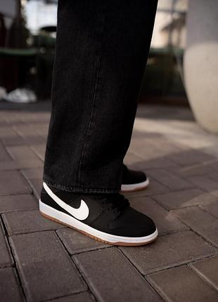 Nike sb dunk pro black white 2