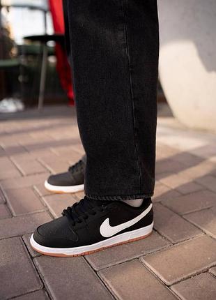Nike sb dunk pro black white 3