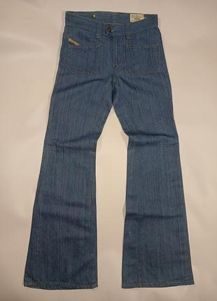 Джинсы клеш diesel fluzi y2k denim женские оригинал