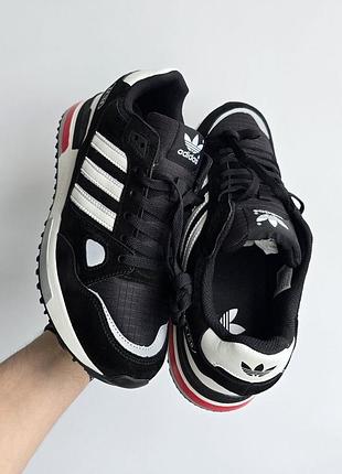 Кроссовки adidas zx 750 • black / white 6