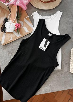 Нова чорна майка bershka 🤍
