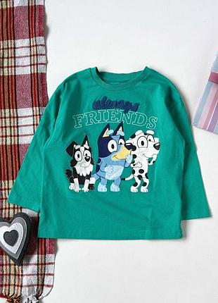Кофта, лонгслив, реглан bluey 2-3 года