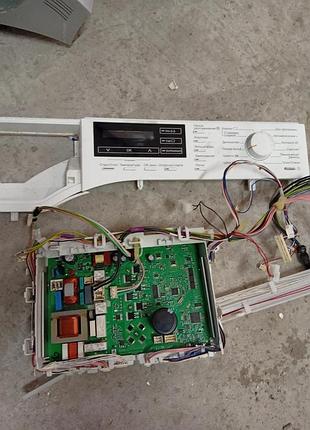 Б/у модуль управления без индикации стиральной машины miele. wkg120 wps и другие модели. elp 270