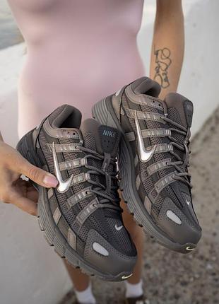 Nike p-6000 brown grey