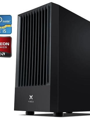 Игровой пк vinga cs316b tower / intel core i5-7400 (4 ядра по 3.0 - 3.5 ghz) / 16 gb ddr4 / 240 gb ssd + 2000 gb hdd / amd radeon
