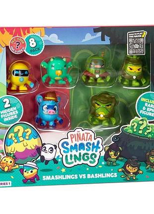 Набір фігурок pinata smashlings – чудернацькі герої (8 фігурок, в асорт.)