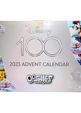 Набір ігрових фігурок ooshies – адвент-календар дісней 100 (24 фігурки)