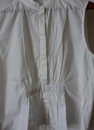 Mango(испания)- новая белая летняя блуза,р. 48 (xl)
