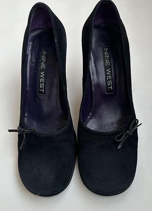 Туфли женские, замшевые, nine west,р.36