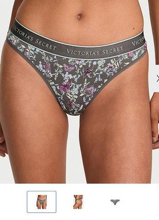 Victoria ́s secret трусики стринги коттоновые,размер л