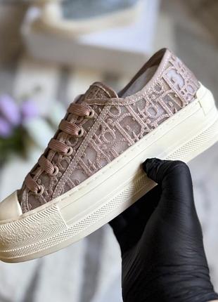 Женские кеды b23 walk’n platform dark beige