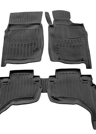Килимки stingray 3d (праворульний, 5 шт) для mitsubishi l200 2006-2015 рр