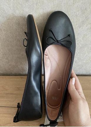 Новые лёгкие мягчайшие туфли балетки 41 р zara
