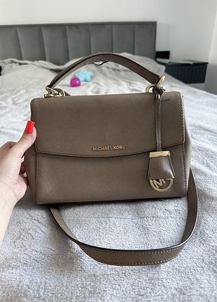 Michael kors ava сумка оригинал бежевая