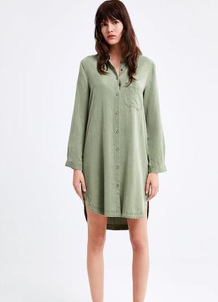 Сукня-рубашка, джинсова сукня, сукня-сорочка zara