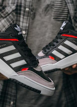 Adidas drop step “black\grey\orange” 3