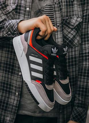 Adidas drop step “black\grey\orange” 4