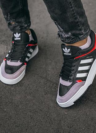 Adidas drop step “black\grey\orange” 5