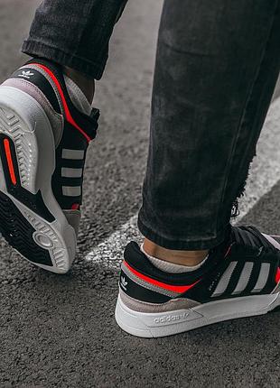 Adidas drop step “black\grey\orange” 8