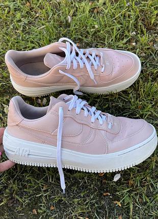 Кросівки жіночі nike air force 1 platform pink