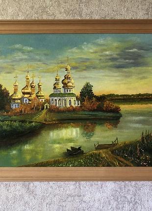 Авторская картина маслом на двп 40х50 см