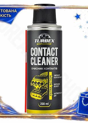 Очисник електричних контактів turbex contact cleaner 200мл для автомобілів антикорозійний засіб для конт dm-11