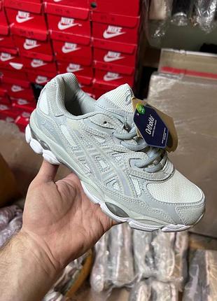Кроссовки asics gel-nyc grey white