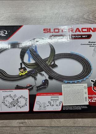 ​гоночный трек автотрек slot racing с мертвой петлей jj slot машинки трасса