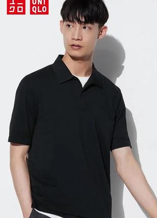 Футболка-поло uniqlo с технологией быстрого высыхания «dry-ex»