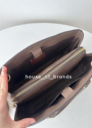 Coach savannah carryall bag жіноча брендова шкіряна сумка оригінал коач коуч шкіра на подарунок дружині дівчині женская кожаная сумочка оригинал 7