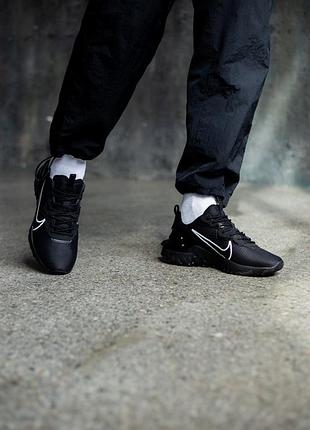Кроссовки nike react vision black/white 2