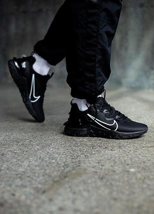 Кроссовки nike react vision black/white 4