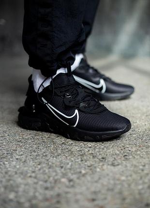 Кроссовки nike react vision black/white