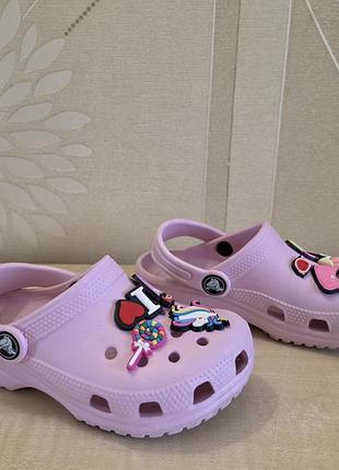 Детские кроксы сабо crocs classic оригинал размер с10 на 27