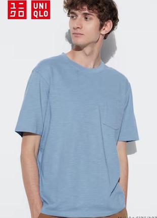 Футболка slub cotton uniqlo