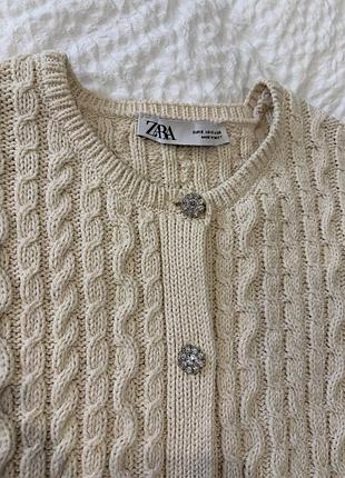 Кофта zara кардіган на ґудзиках