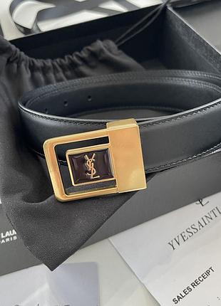 Ремень ysl saint laurent люкс з коробкою сен лоран новая модель