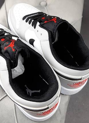 Nike air j0rdan 1 low низкие белые с серым