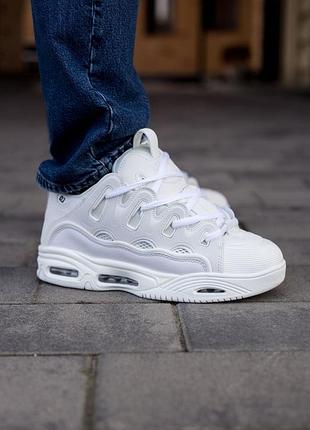 👟 кросівки    osiris d3 white     / наложка bs👟