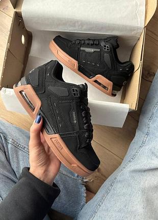 👟 кроссовки osiris peril black gum / наложка bs👟