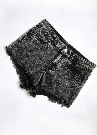 Шорты h&amp;m,s / черные женские шорты / джинсовые шорты