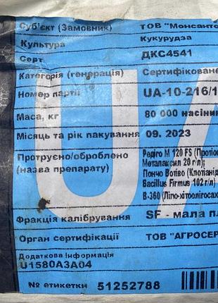 Насіння кукурудзи 2